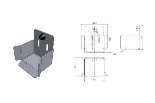 Dojezdová kapsa M pro profil CP70